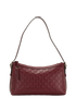 Medium GG Emblem Shoulder Bag, &pound;850, Handbags, Burgundy, Leather, Front view